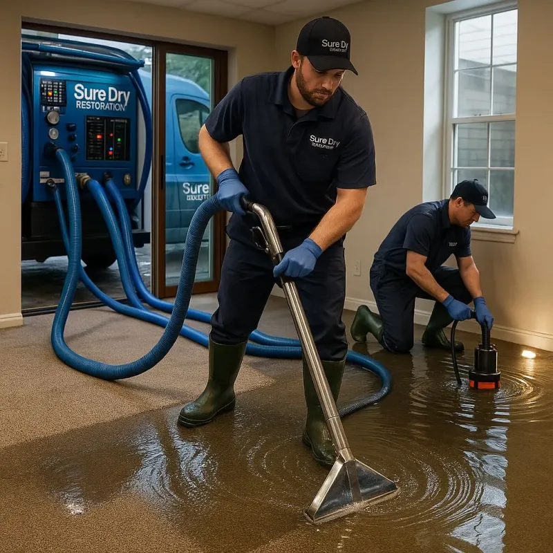 Water Extraction and Removal process in San Carlos Park, FL